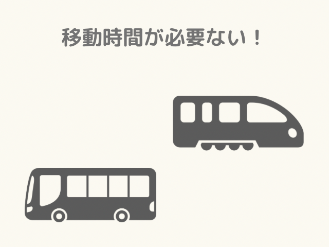 バスと電車のイラストの画像