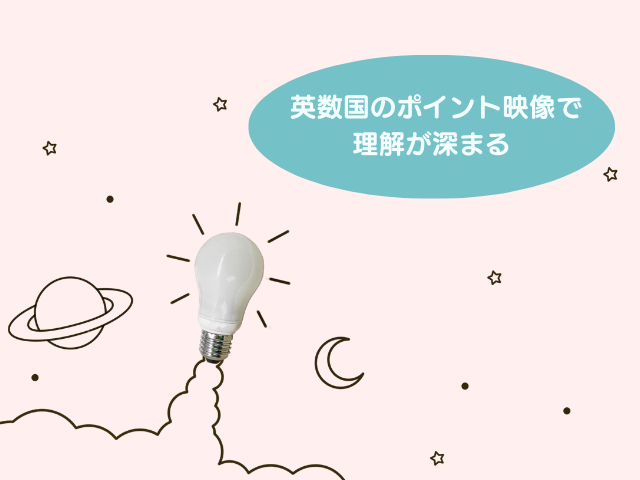 ポイント映像により理解が深まるの画像