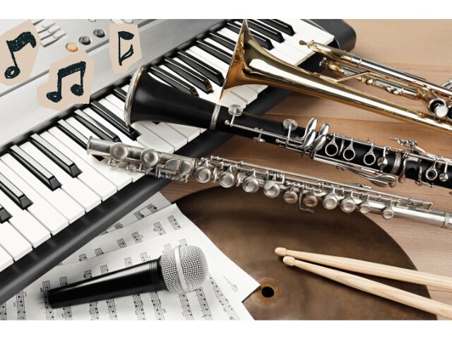 協働を学ぶための習い事の一つの吹奏楽に必要な楽器