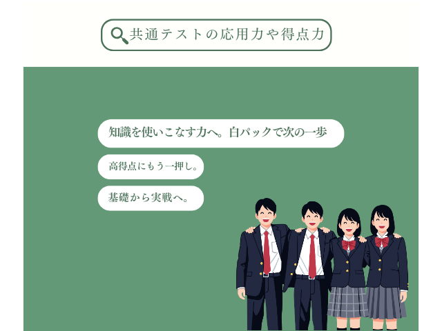 共通テストの応用力と得点力