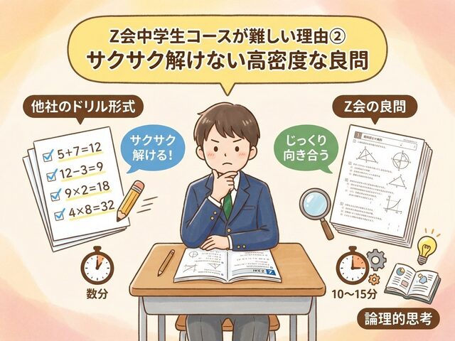 Z会と他社との違い