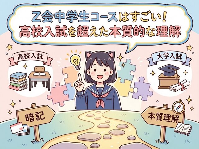 Z会と他社との違い