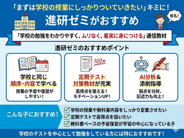 進研ゼミの特徴